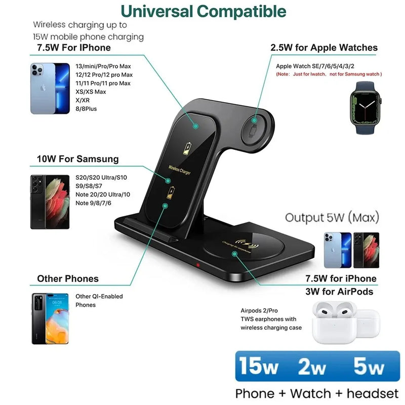 Carregador sem fio Stand Pad para iPhone