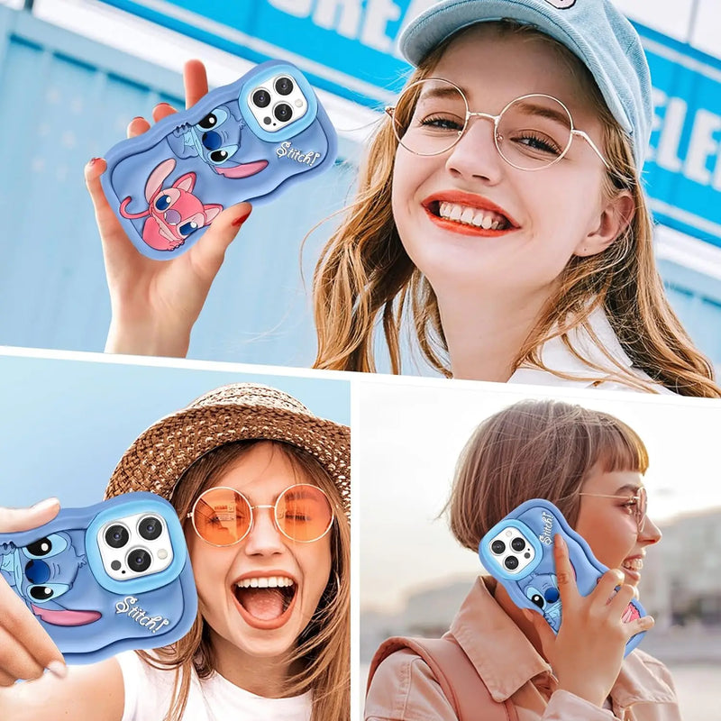 Capa Silicone Stitch iPhone