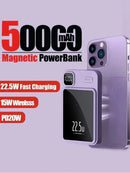 Carregador magnético sem fio power bank magsafe