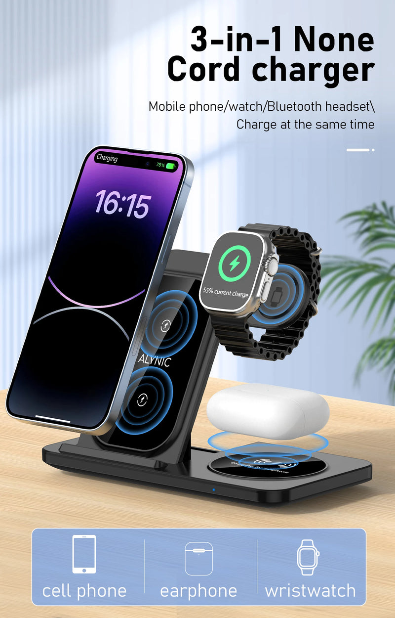 Carregador sem fio Stand Pad para iPhone