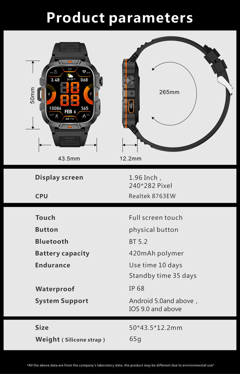 Smartwatch  Military quality
