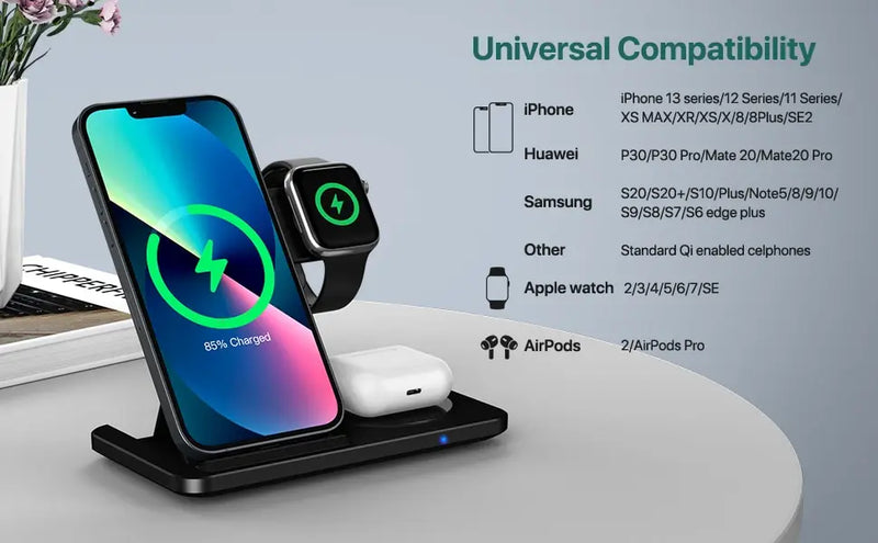 Carregador sem fio Stand Pad para iPhone