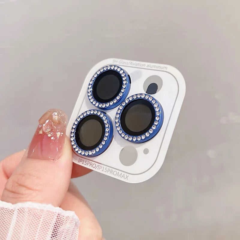 Protetor de câmera de diamante de luxo