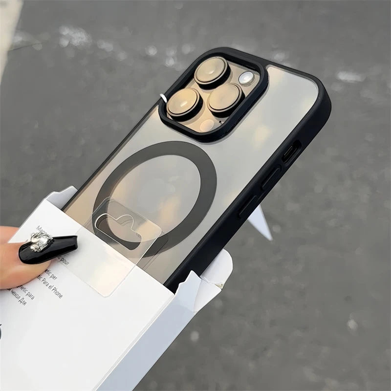 Capa magsafe luxuoso para iphone