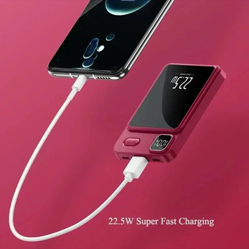 Carregador magnético sem fio power bank magsafe