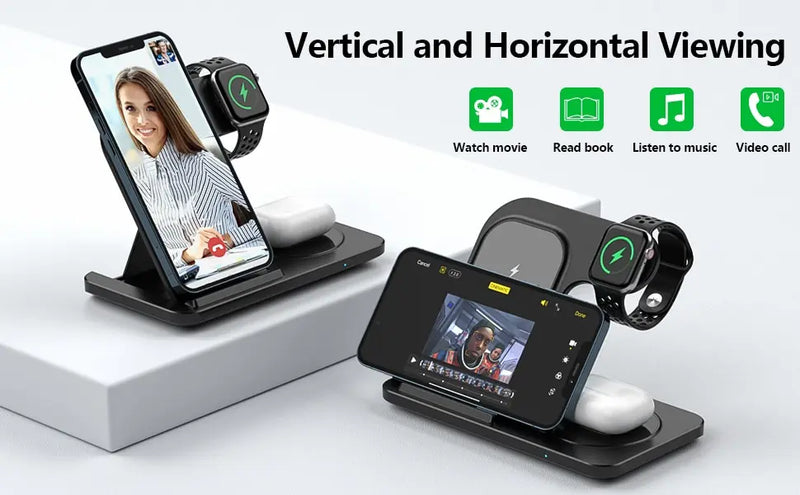 Carregador sem fio Stand Pad para iPhone