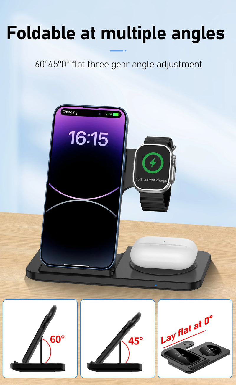 Carregador sem fio Stand Pad para iPhone