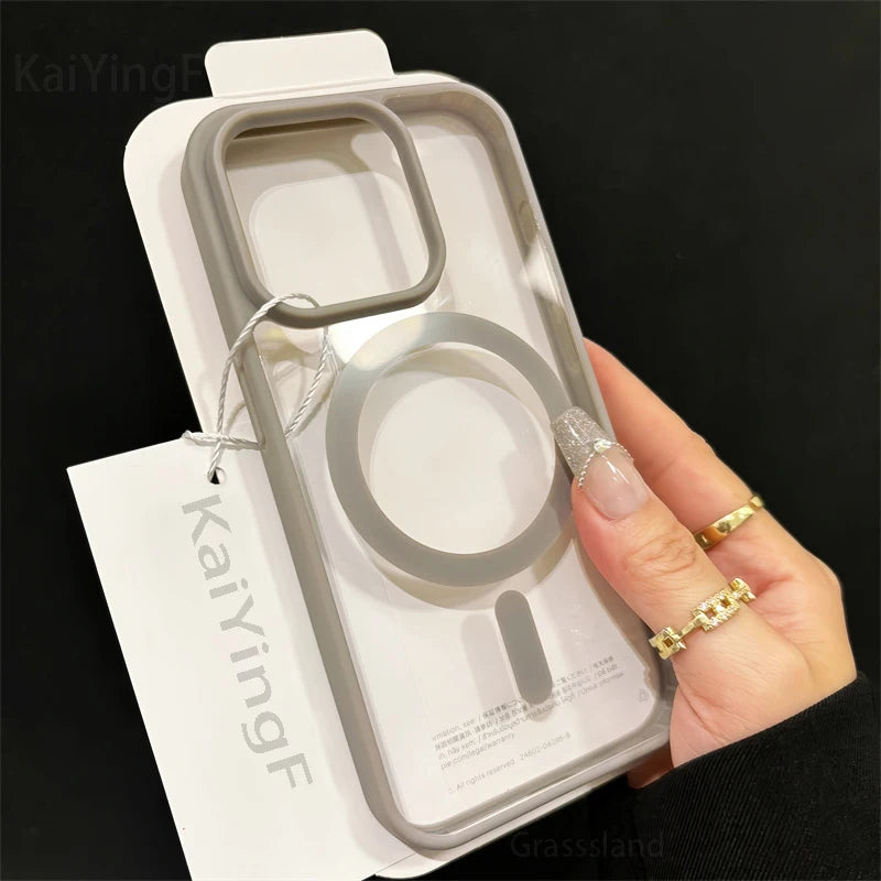 Capa magsafe luxuoso para iphone