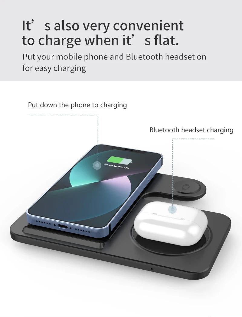 Carregador sem fio Stand Pad para iPhone