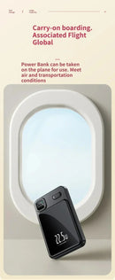 Carregador magnético sem fio power bank magsafe