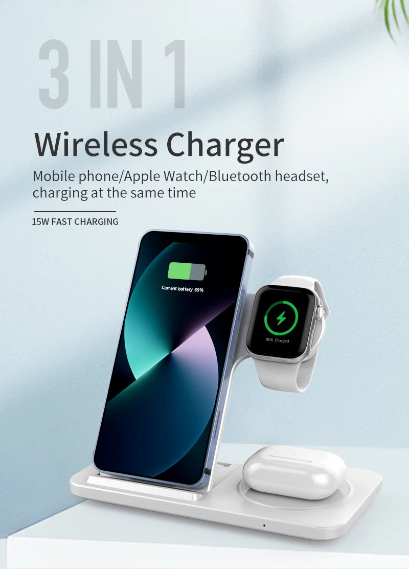Carregador sem fio Stand Pad para iPhone